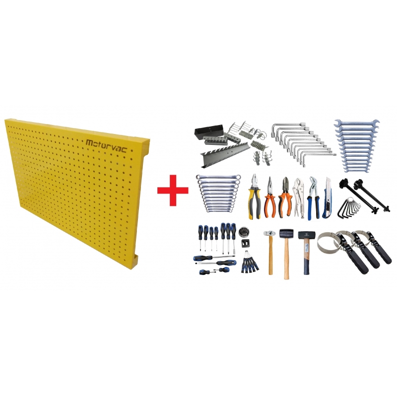 990006 - Kit Painel Com Ferramentas Linha Leve - Amarelo