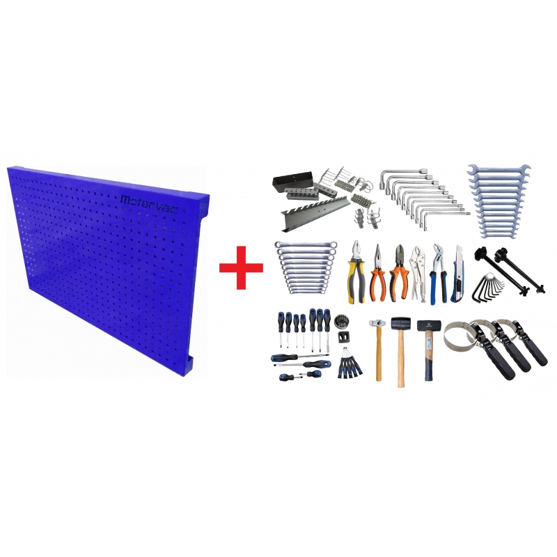 990008 - Kit Painel Com Ferramentas Linha Leve - Azul